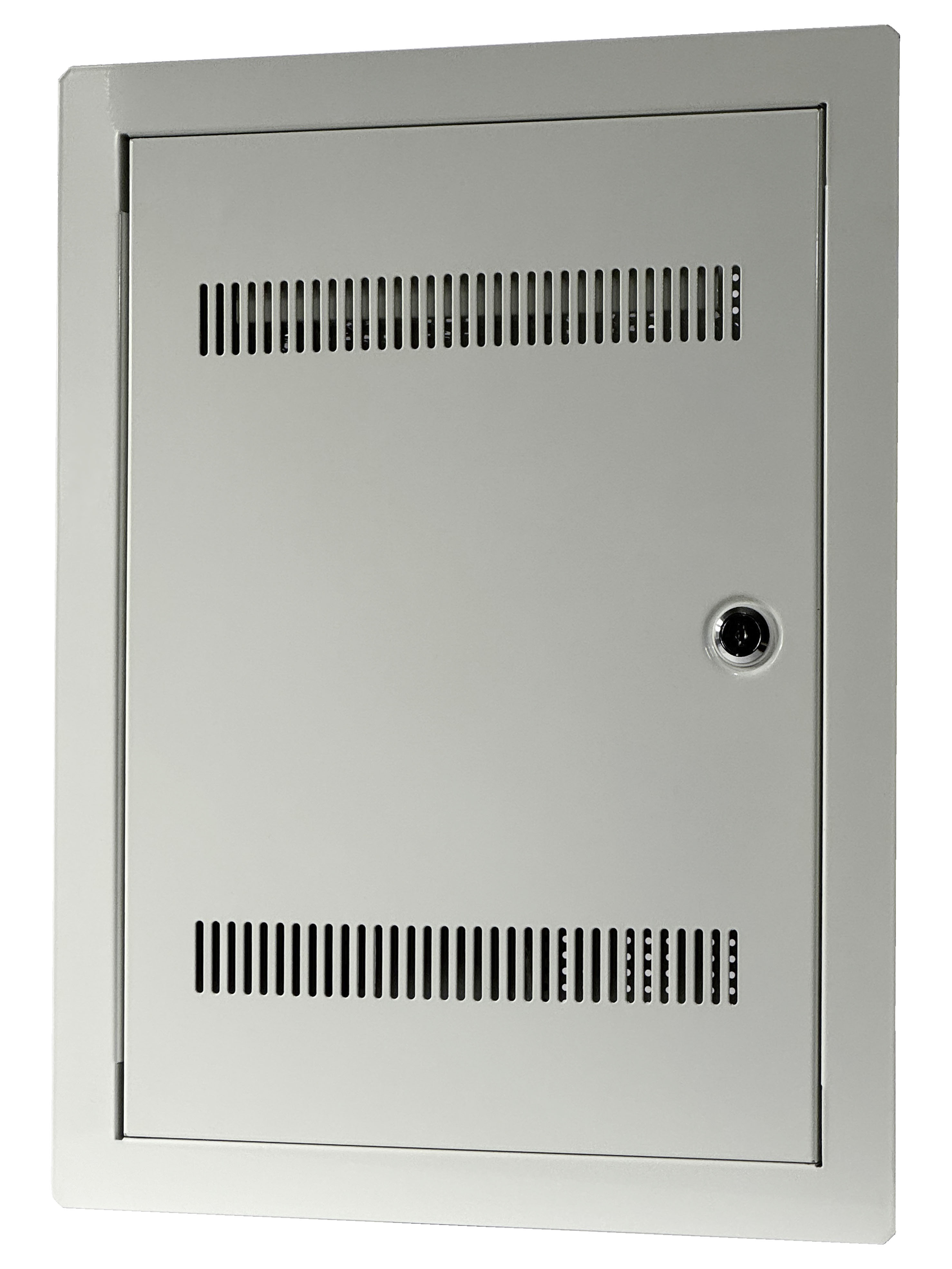Telekomunikacyjna skrzynka mieszkaniowa p/t EmiterNet typ PW2Z (z zamkiem), 355x475x92mm szer./wys./gł.