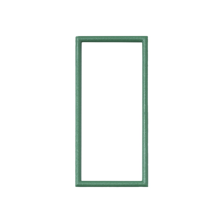 Ramka do adapterów 22,5x45mm zielona (5szt.)
