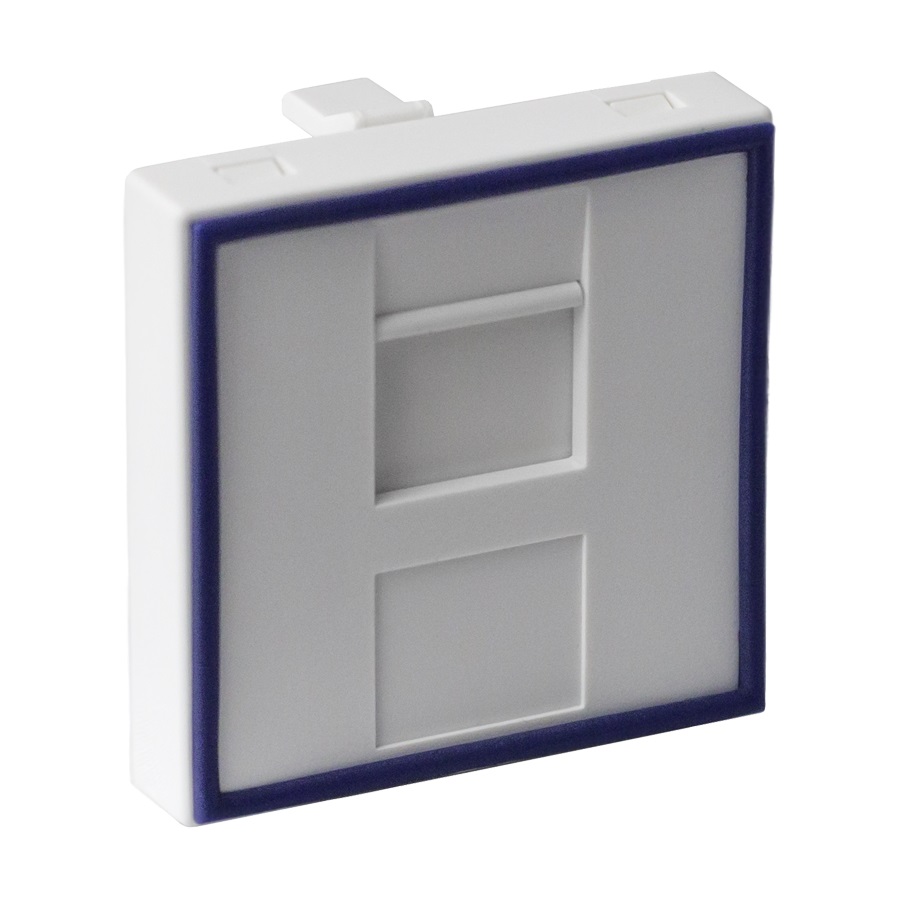 Adapter 2-modułowy 45x45mm do montażu keystone