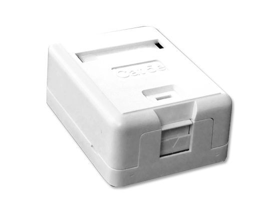 Gniazdo natynkowe UTP 1xRJ45 kat.5e