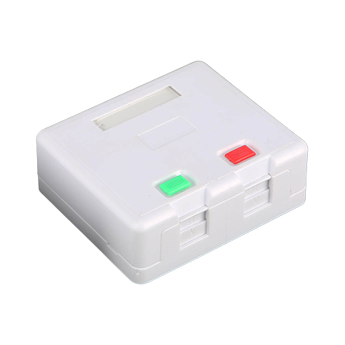 Gniazdo natynkowe keystone 2xRJ45 niewyposażone