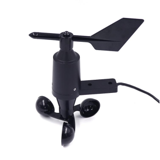 Czujnik prędkości wiatru, anemometr. Czujnik kompatybilny ze sterownikiem SIRO. Komunikacja RS-485