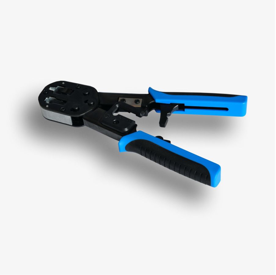 Zaciskarka uniwersalna 8P/6P/4P (RJ45/RJ12/RJ11) do wtyków przelotowych