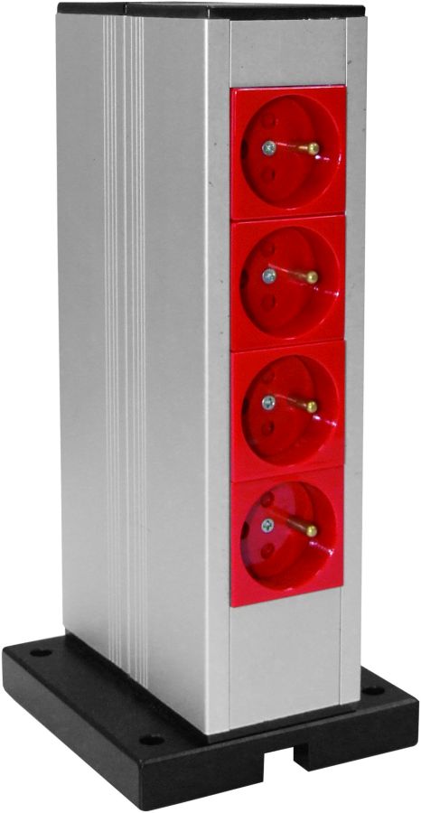Kolumna podłogowa pionowa aluminiowa podwójna, pojemność 2x11M