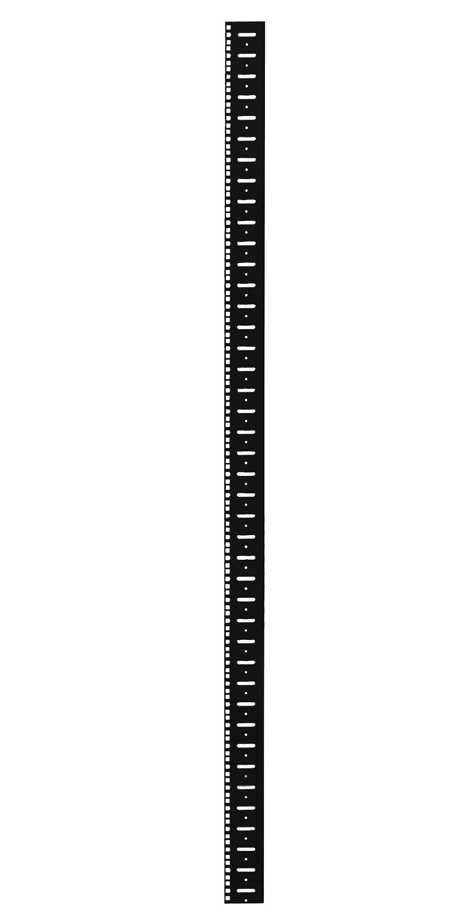 Profil montażowy 42U kątowy do szyn serwerowych (2 szt.), RAL9004 (czarny)