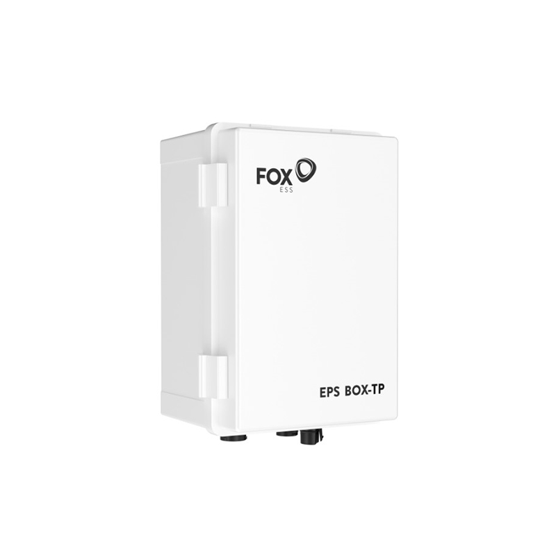 Trojfazowy SZR EPS-BOX-TP-V2 do zastosowania z falownikami FOXESS AiO H3 oraz H3, maksymalny prąd na fazę 32A, obudowa PC+ABS, IP65