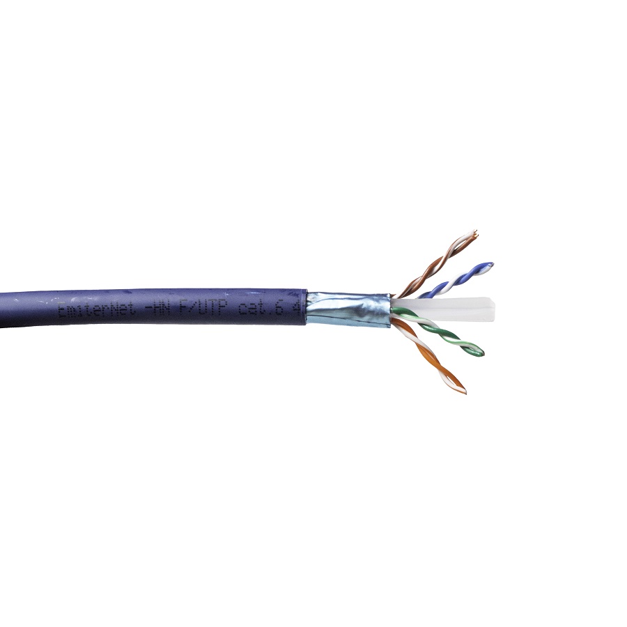 Kabel Emiter Net FTP (F/UTP) kat.6 450MHz, drut 4x2x23AWG, LSZH-FR