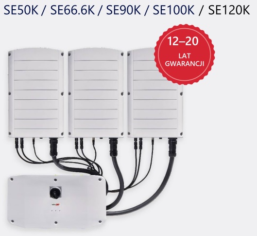 Falownik 3-fazowy, 50kW z technologią Synergy, MC4, DC SPD