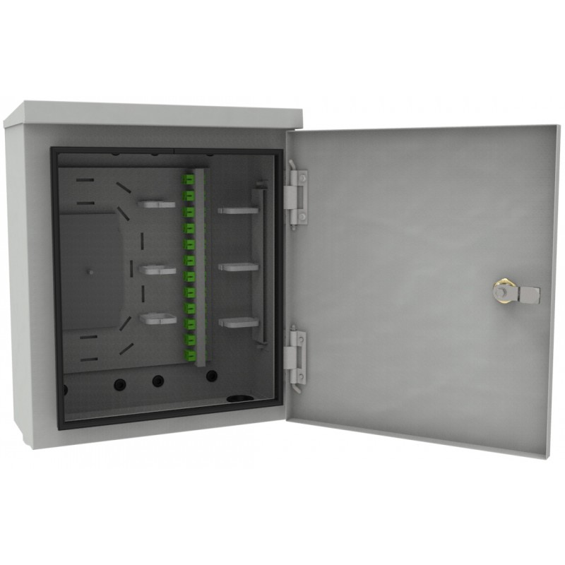 Szafa zewnętrzna masztowa 24xSC simplex 350x420x170mm