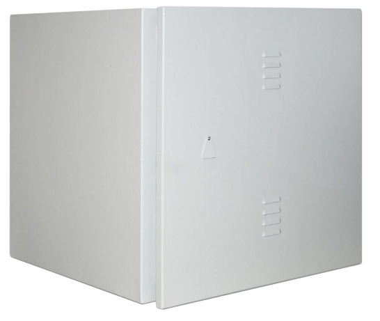 Szafa zewnętrzna 19" IP54 wisząca wandaloodporna IP54 9U; wym.  650X600x505 (szer. x gł. x wys. mm), bez wyposażenia, RAL: szafa 7035